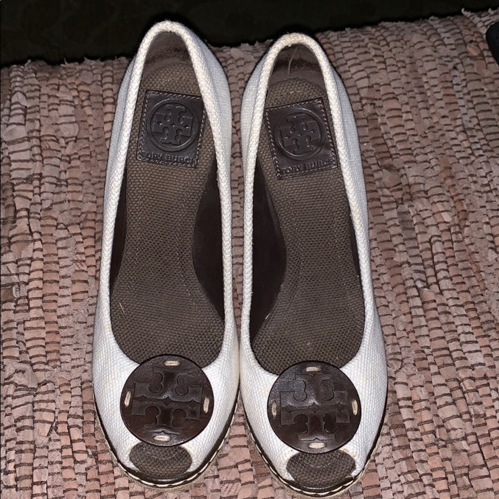 Tory Burch espadrille wedge size 8